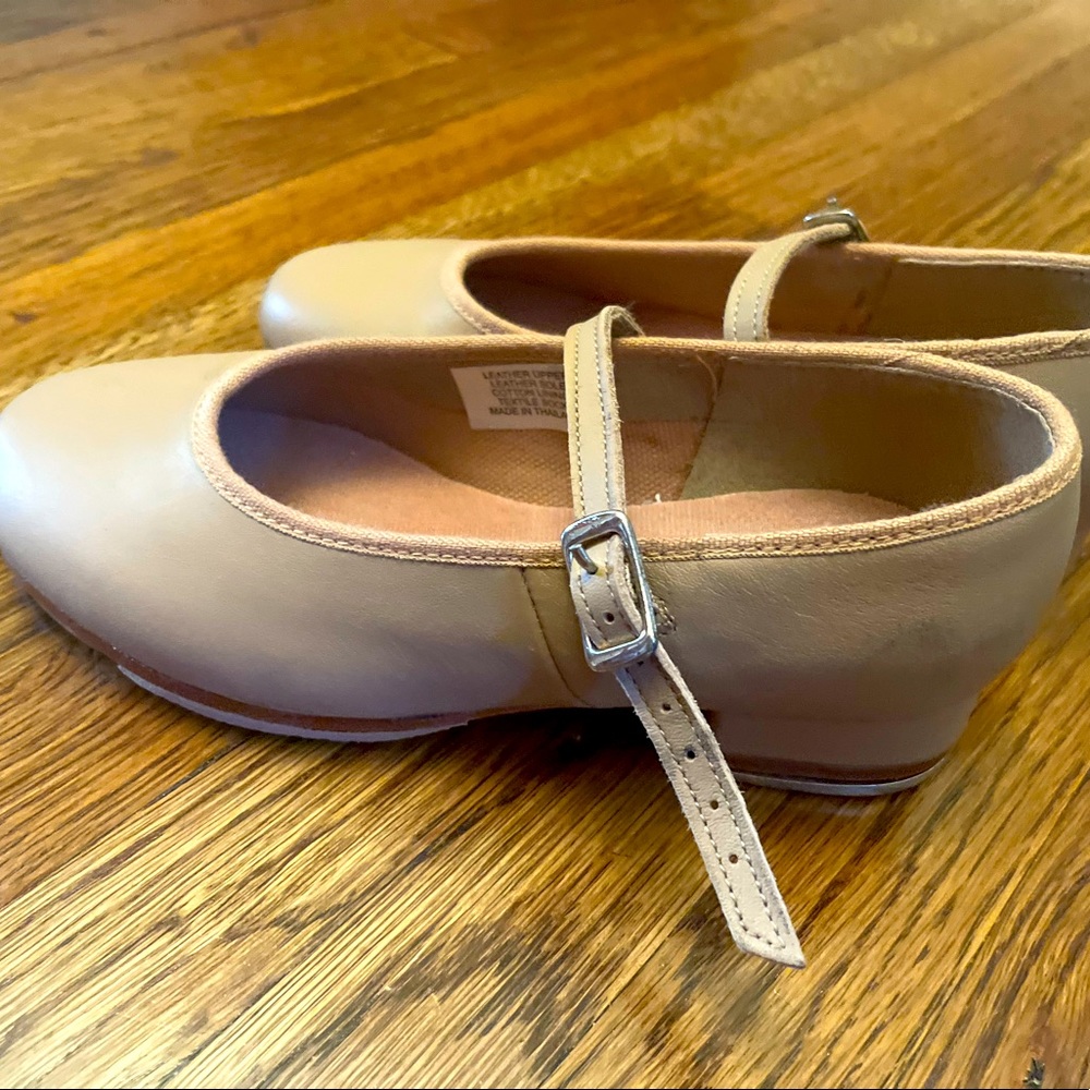 🩰Bloch TODDLER Girls Tap Shoes size 11.5 Nude Color